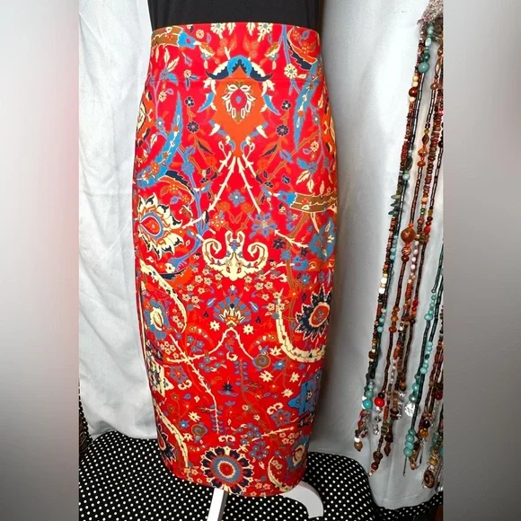 NWT Gretchen Scott Jersey Pencil Skirt - Magic Carpet - Picture 3 of 10